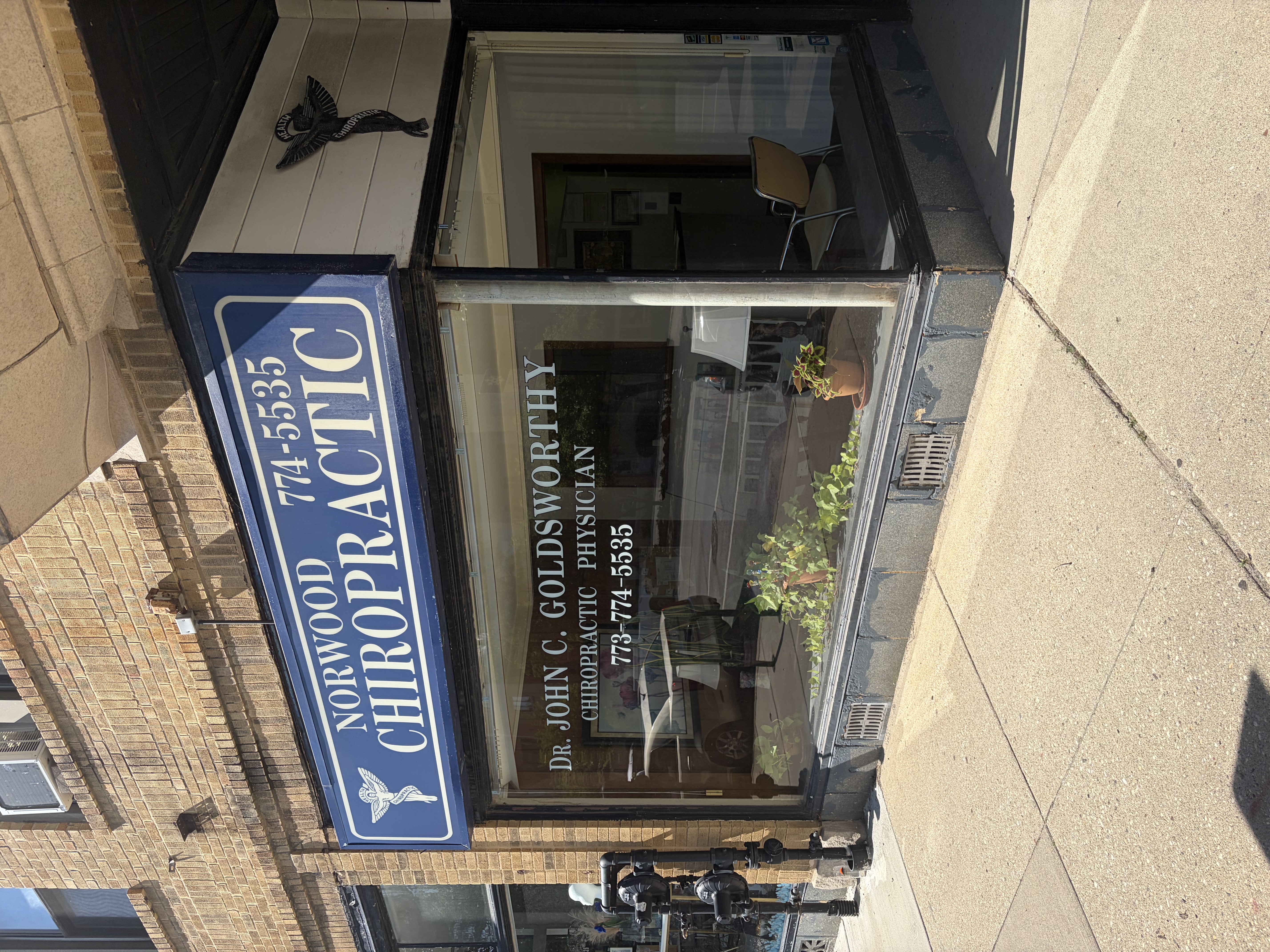 Norwood Chiropractic Clinic Exterior at 6128 N Northwest Hwy